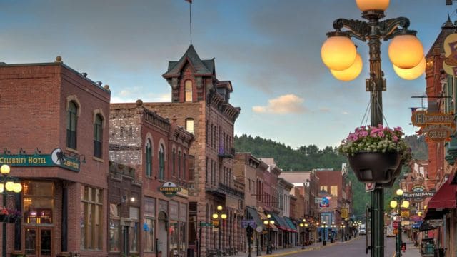 Downtown Deadwood, South Dakota