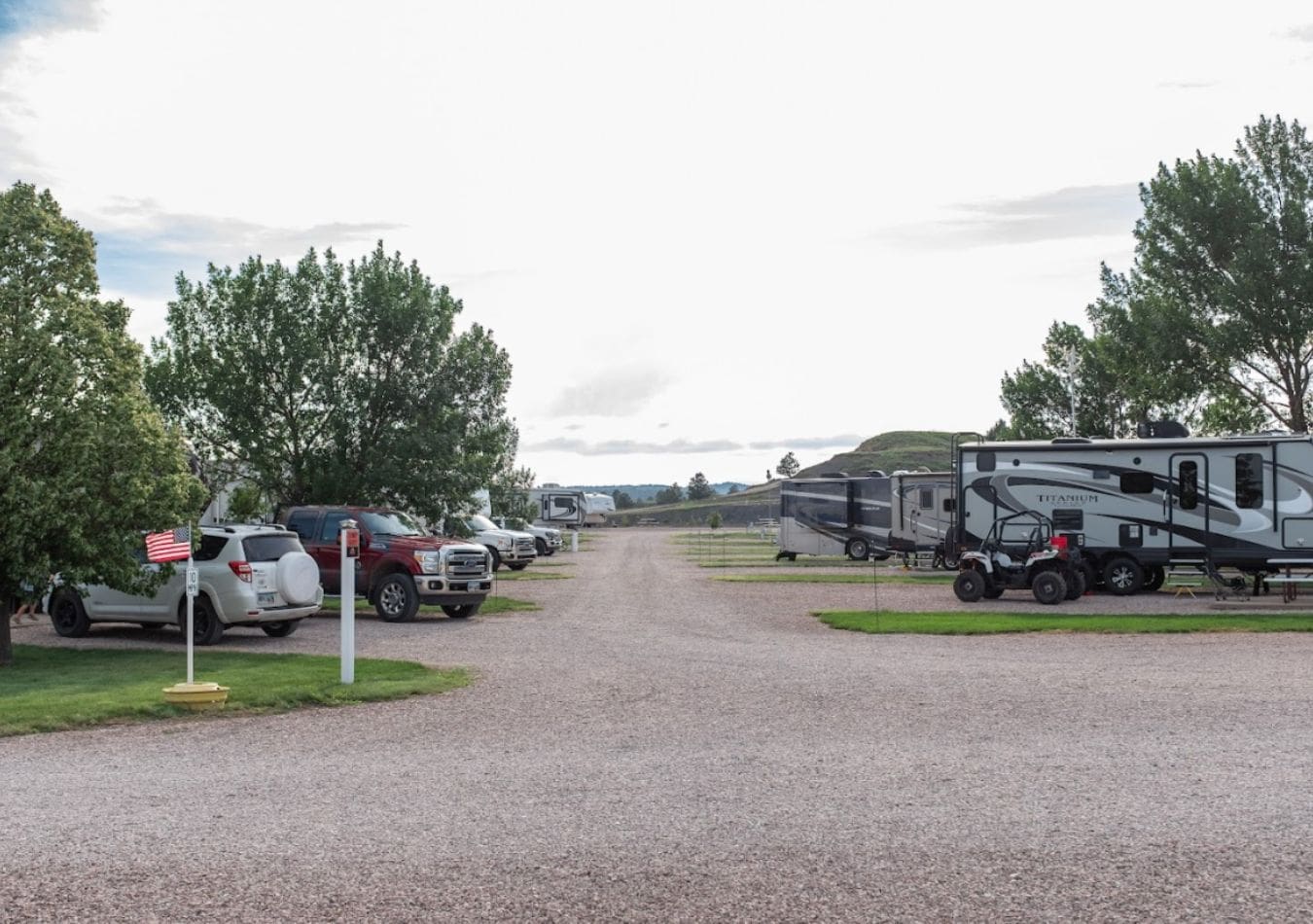 View from Southern Hills RV Park and Campground entrance